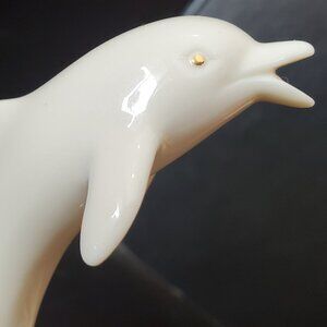 Lenox China 24K Gold Dolphin Swim Playful